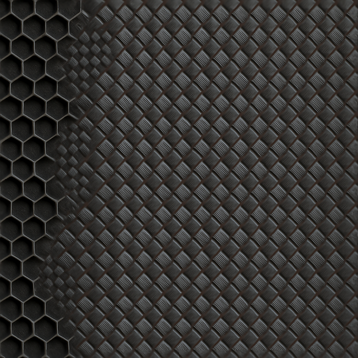 Carbon Honeycomb Weave seamless PBR texture preview