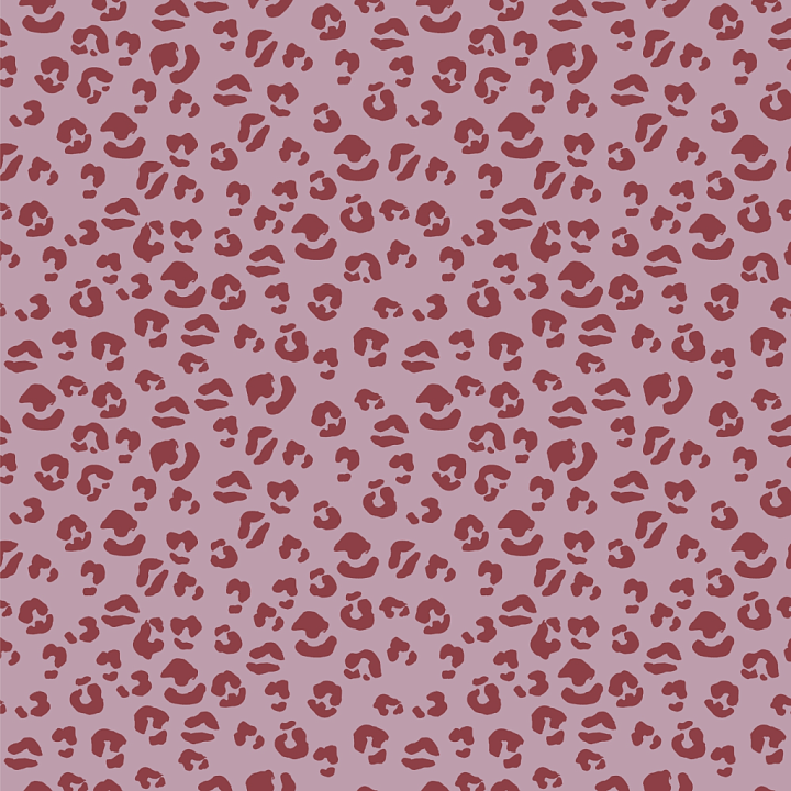Fabric with Pink and Brown Leopard Print Pattern seamless PBR texture preview