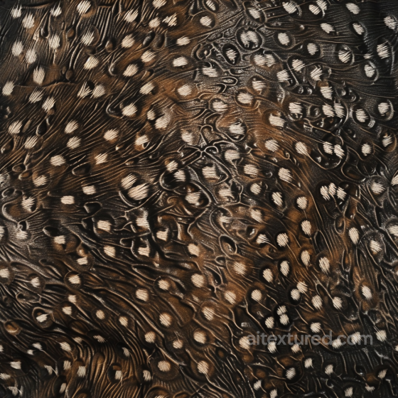Exotic Patterned Leather Texture with White Spot Embossing Leather texture preview