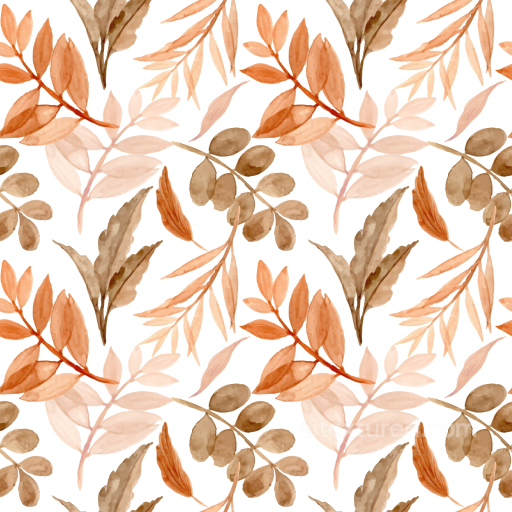 Featuring Autumn Leaves Watercolor Pattern seamless Autumn Leaves PBR texture