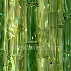seamless Seamless 3D PBR Texture of Glossy Green Bamboo Stalks with Reflective Surfaces texture 8k free download PBR