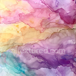 seamless Seamless 3D Alcohol Ink PBR Texture Featuring Pastel Fluid Waves and Organic Marbling texture 8k free download PBR