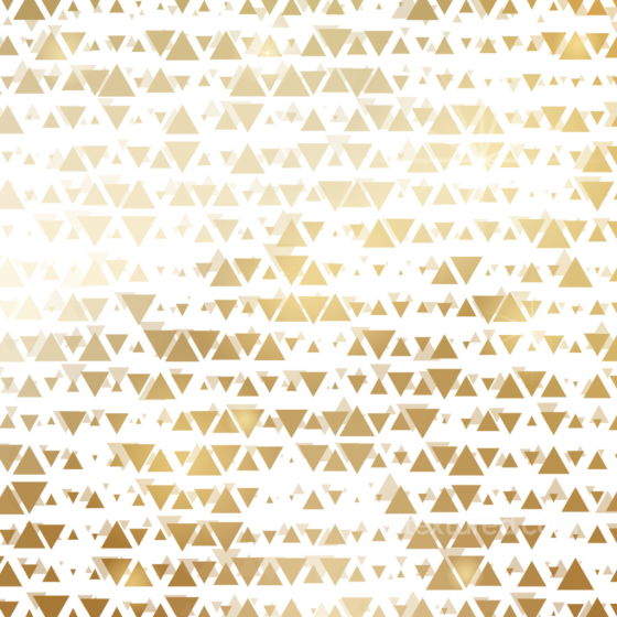 with Gold Triangular Geometric Pattern on White Background White & Gold texture preview