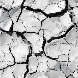 seamless Seamless 3D PBR cracked dry earth texture with deep fissures and light gray tones texture 8k free download PBR