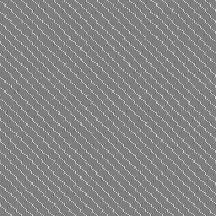 Chain-link Metal Wire Fencing seamless PBR texture preview
