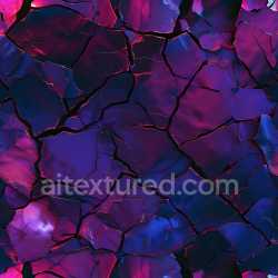 seamless Seamless 3D Cracked Glossy Painted Surface PBR Texture in Violet and Blue texture 8k free download PBR