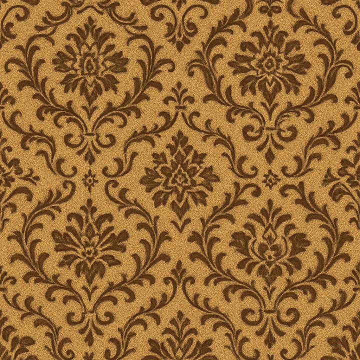 Ornate Patterned Carpet seamless PBR texture preview