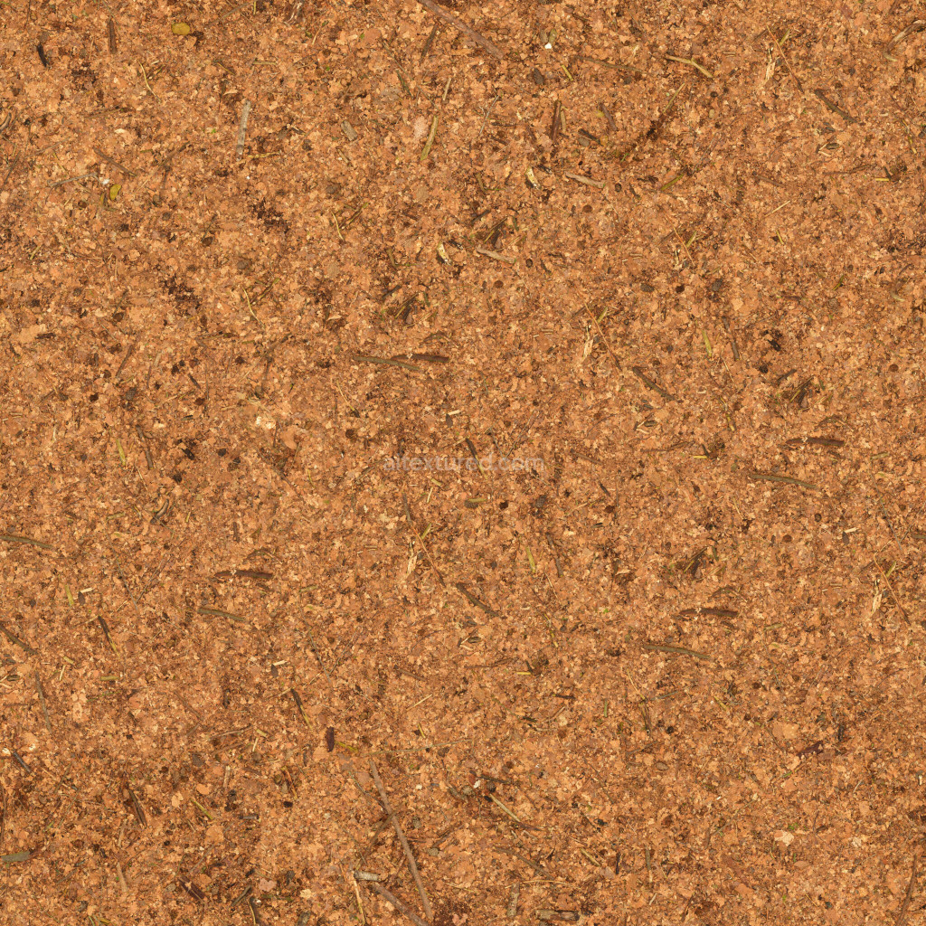 Seamless PBR ground texture with natural earthy tones.