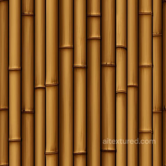 Natural Brown Bamboo Culms Seamless Texture with Distinct Nodes Bamboo texture preview