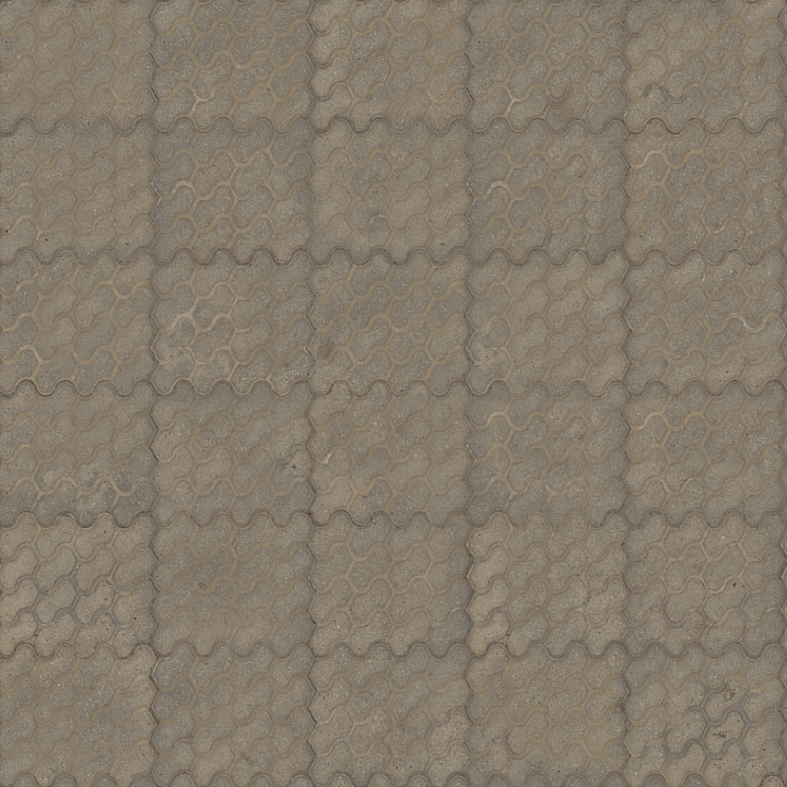 Concrete Pavers Asphalt seamless PBR texture preview