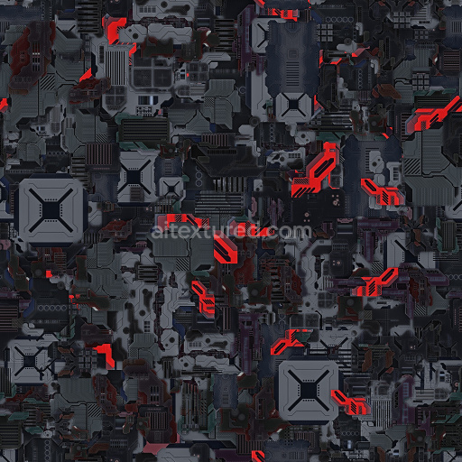 Seamless Pbr Texture Chip Dark Gritty Matte Tileable Detailed Hightech