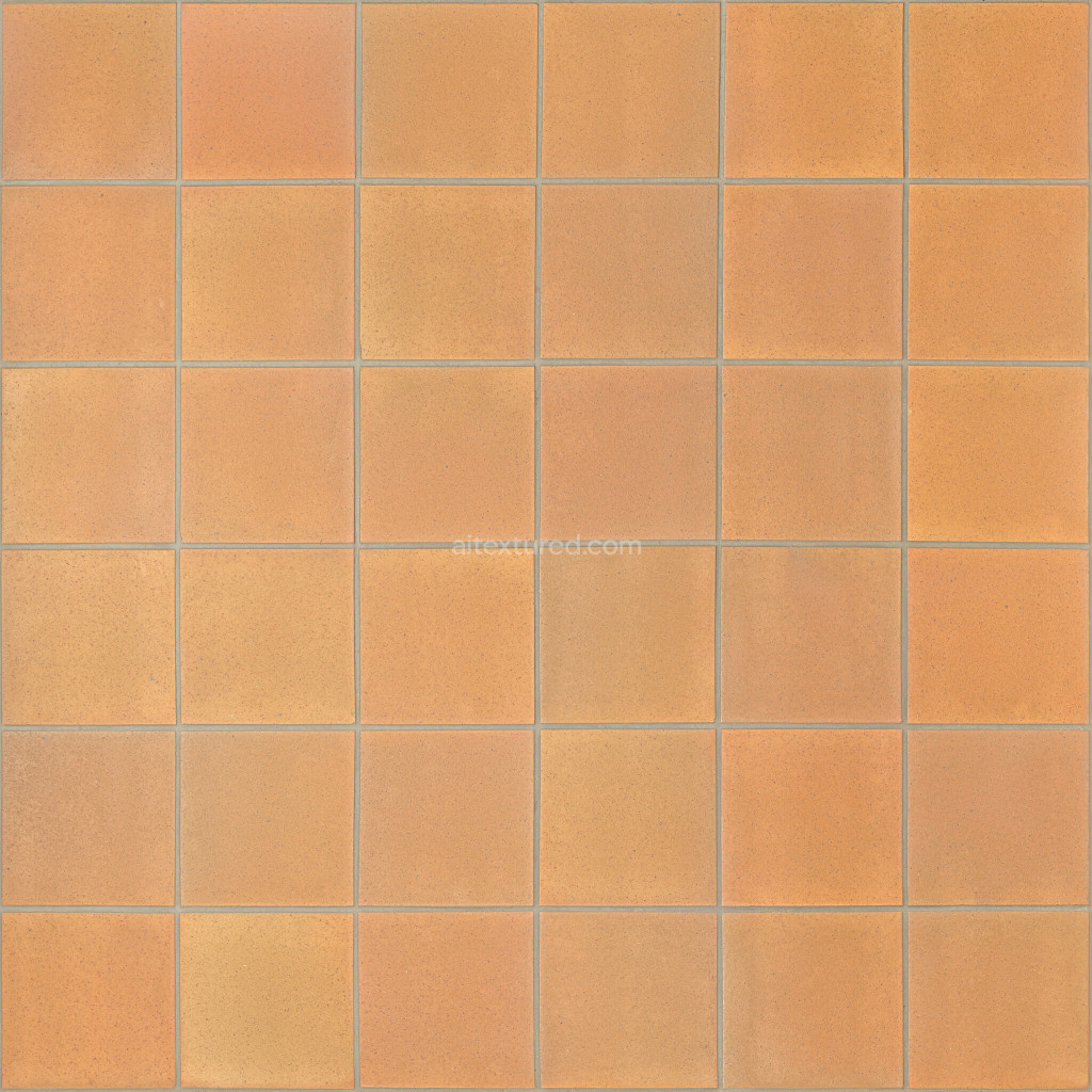 Seamless PBR tile texture with a smooth finish and warm colors.