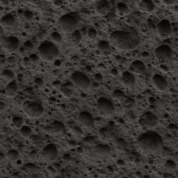 Eroded Basalt seamless PBR texture preview