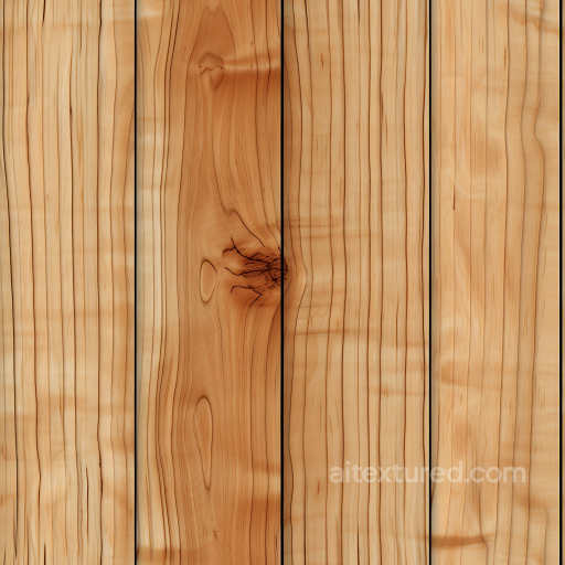 Light Pine Wood Planks PBR Texture with Knots and Fine Grain seamless Wood PBR texture