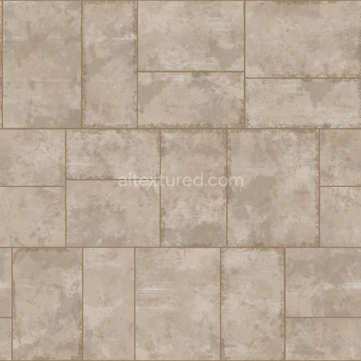 Limestone Floor Texture with Chipped Edges | Free PBR
