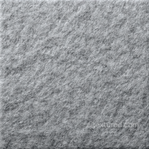 Felt PBR Texture Featuring Soft, Dense Gray Wool Fibers seamless Felt PBR texture