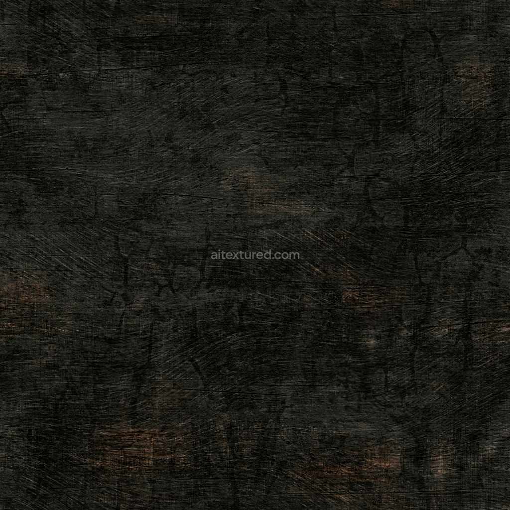 Seamless painted wood texture with a dark finish