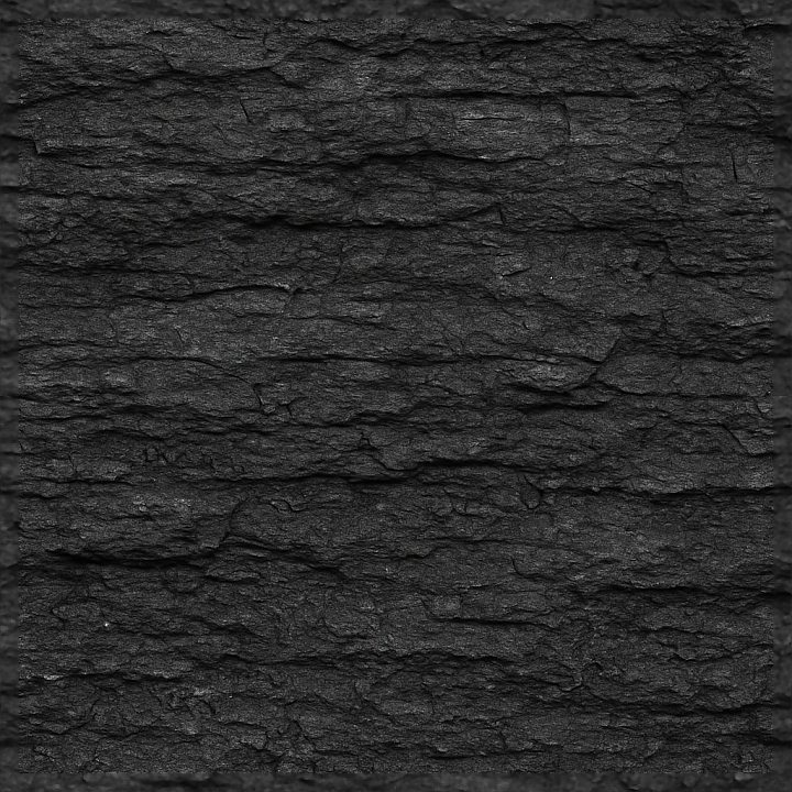 Coal Surface Compacted Layered Stratified Black seamless PBR texture preview