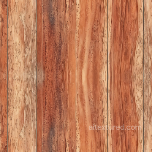 Natural Teak Wood Planks PBR Texture with Warm Grain Patterns seamless Wood PBR texture