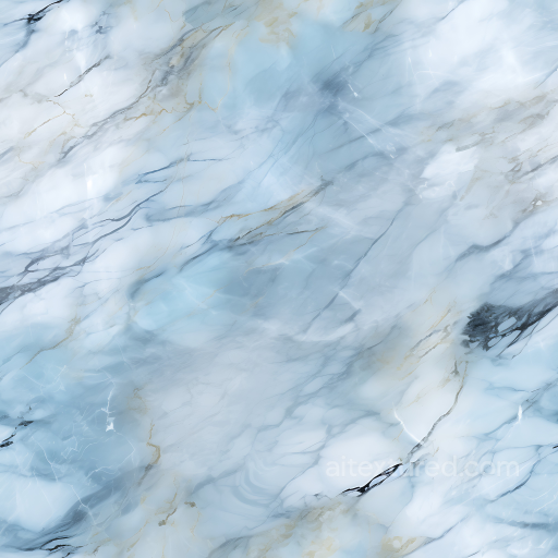 Blue and Gray Marble Countertop PBR Texture with Subtle Veins seamless Marble PBR texture