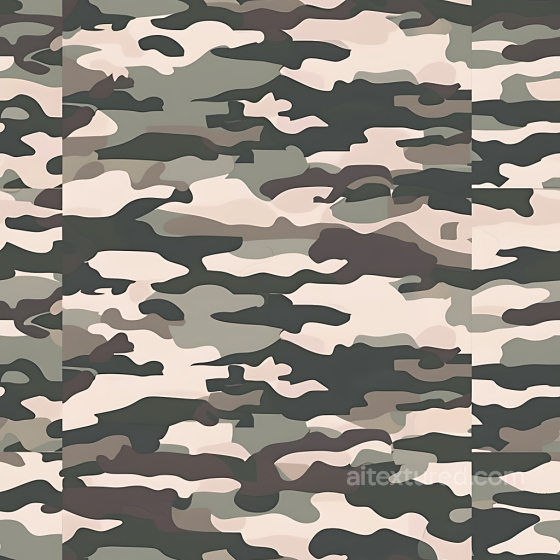 Urban Camouflage PBR Texture with Soft Edge Organic Shapes and Muted Earth Tones Color Camouflage texture preview