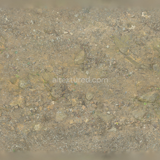 Pathway Gravel Earth Natural Rough Seamless Tileable Pbr Textured Matte