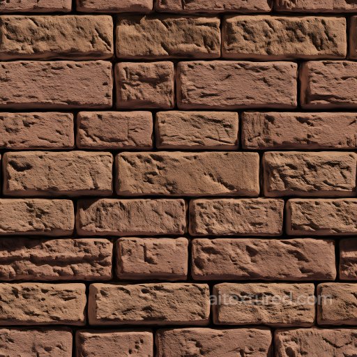Cracked Red Brick Wall Seamless Texture with Rough Surface seamless Brick PBR texture