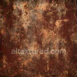 seamless Seamless 3D rusty cracked metal PBR texture with deep corrosion and pitted surface texture 8k free download PBR