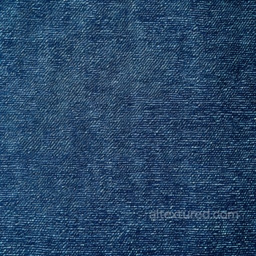 Denim jeans - Cracked Denim Fabric PBR Texture with Worn Blue Fibers texture preview