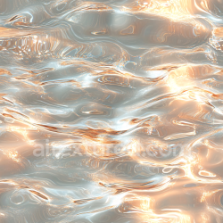 seamless Seamless 3D PBR Texture of Reflective Liquid Surface with Warm Highlights texture 8k free download PBR