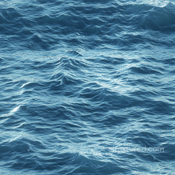 Ocean Surface Water Texture with Realistic Waves and Highlights Water texture preview