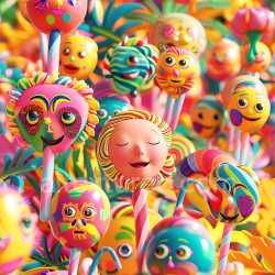 seamless Seamless 3D Inflated Vinyl Panels PBR Texture with Colorful Quilted Bubbles texture 8k free download PBR