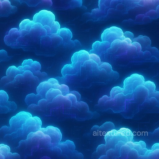 Futuristic Cloud Seamless Texture seamless Clouds PBR texture