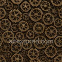 seamless Seamless Water PBR Texture — Steampunk Cogs texture 8k free download PBR