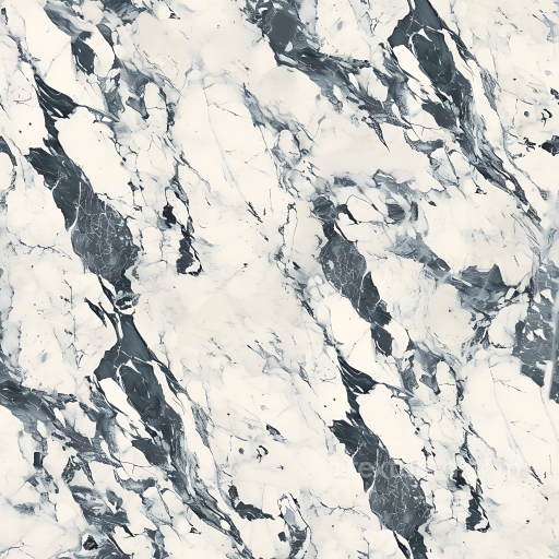 Bianco Rhino White Marble PBR Texture with Bold Veins seamless Marble PBR texture