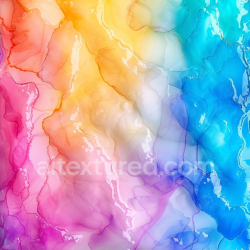 seamless Seamless 3D Alcohol Ink PBR Texture with Multicolor Fluid Waves and Subtle Marbling texture 8k free download PBR