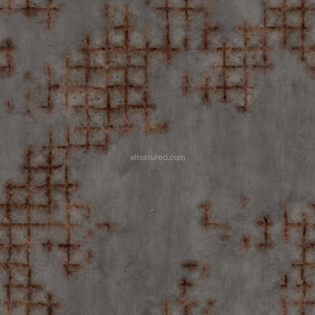 Seamless concrete texture with weathered appearance