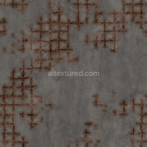 Concrete Seamless Pbr Tileable Texture Gray Rough Urban Weathered Industrial