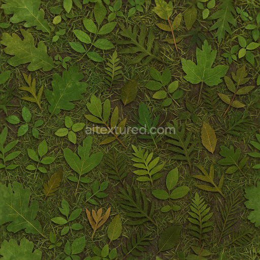 Seamless 3d texture pbr 8k leaves_oak leaves_birch leaves_spruce leaves_jungle leaves_acacia leaves_dark_oak grass_top mycelium podzol