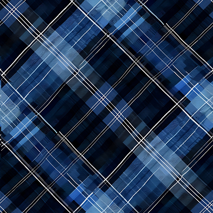 Featuring Glossy Blue Plaid Pattern seamless PBR texture preview