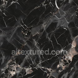 seamless Seamless 3D Black Marble PBR Texture Featuring Polished Stone and Gold Vein Patterns texture 8k free download PBR