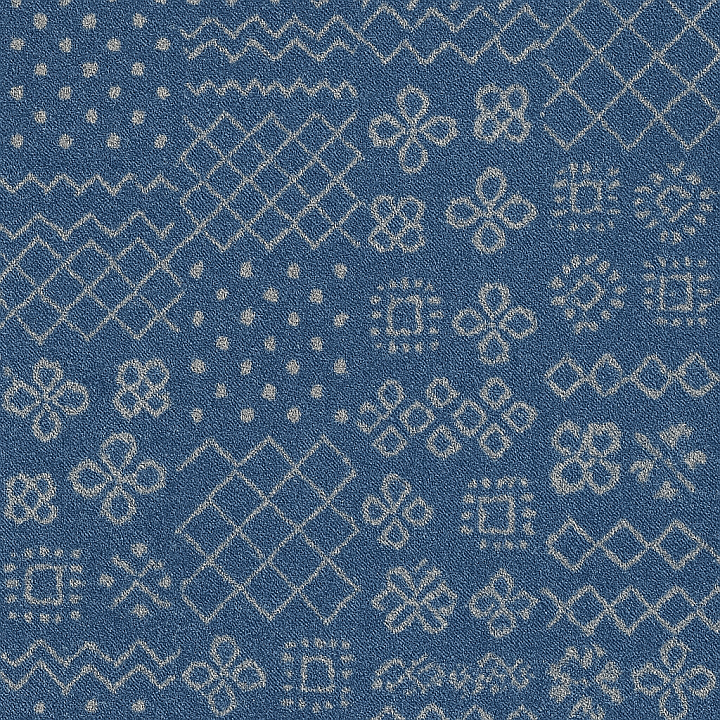 Patterned Denim seamless PBR texture preview