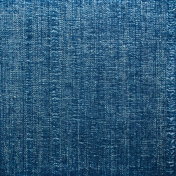 Cracked Denim Fabric with Detailed Worn Denim Pattern seamless PBR texture preview
