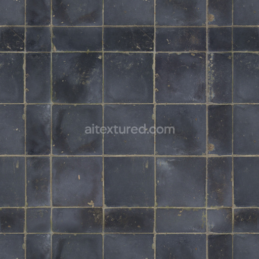 Tiles Seamless Pbr Dark Glossy Texture Tileable Pattern Flooring Ceramic