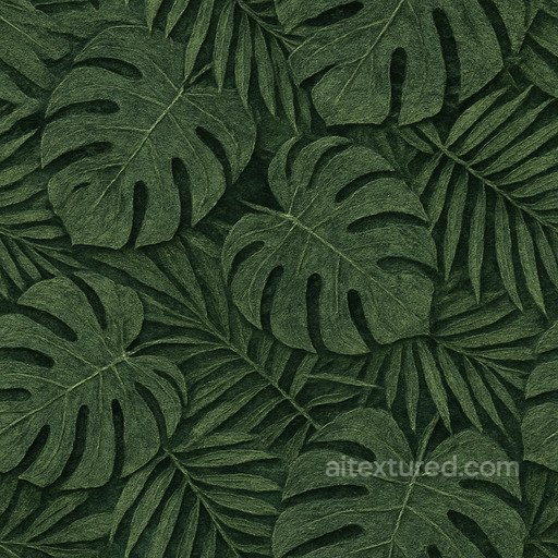 Rough Tropical Leaves Seamless Texture seamless Foliage PBR texture
