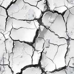 seamless Seamless 3D cracked dried earth PBR texture with deep fractures and pale gray tones texture 8k free download PBR