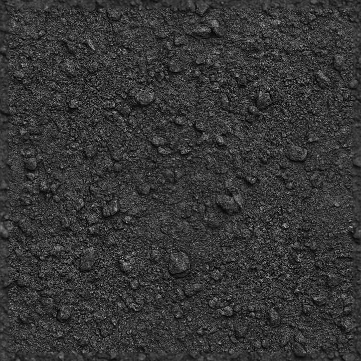 Coal Surface Dusty Residue Matte Dark Gray Color seamless PBR texture preview