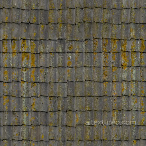 Roof Tiles seamless Roofing PBR texture