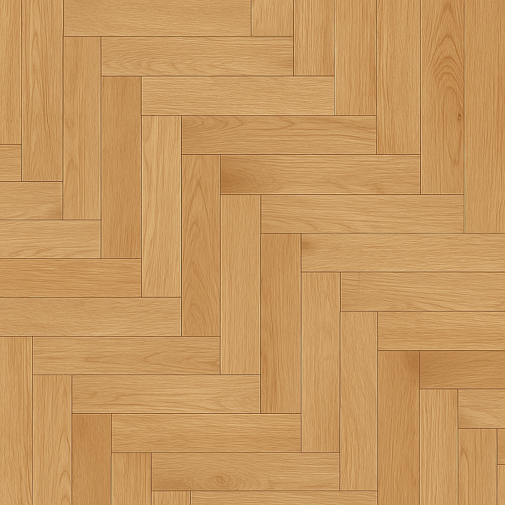 Natural Oak Parquet Wood seamless PBR texture preview