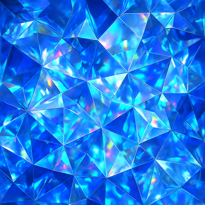 Sapphire Prismatic Facets With Crystal Transparency Gradient And Sparkl… seamless PBR texture preview